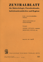 Go to journal home page - Zentralblatt für Bakteriologie, Parasitenkunde, Infektionskrankheiten und Hygiene. Zweite Naturwissenschaftliche Abteilung: Allgemeine, Landwirtschaftliche und Technische Mikrobiologie